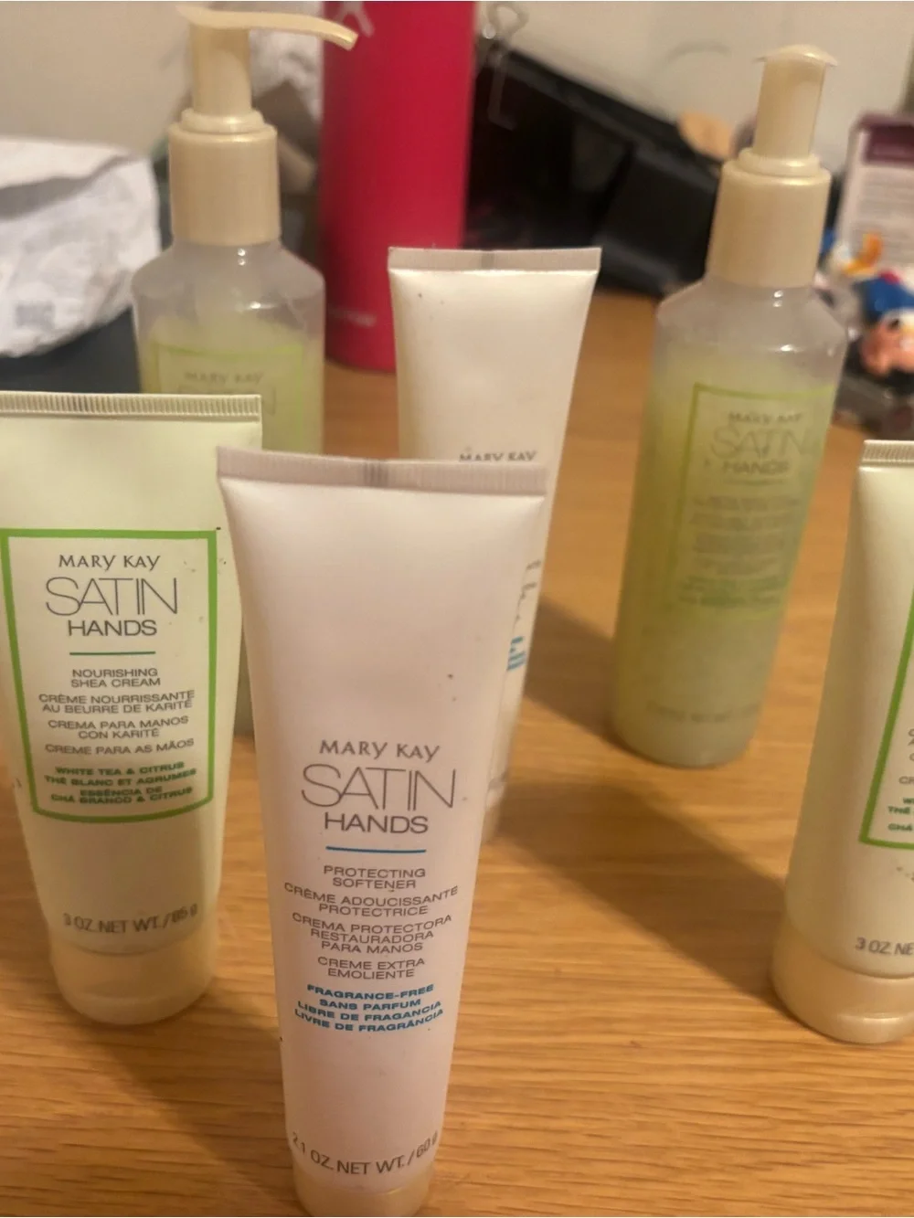 Mary Kay Satin Hands Hand Cream & Lotions – Cream and Green Accents